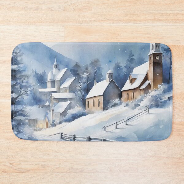 Item preview, Winter landscape. Snowy city. designed and sold by MagelliShop.