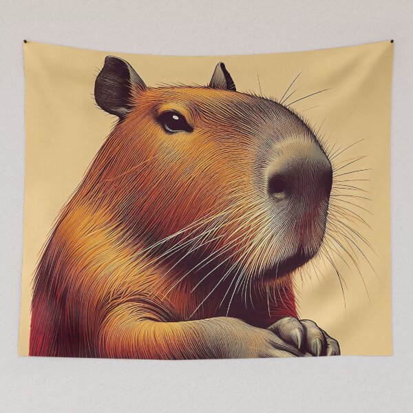 Item preview, Capybara Art #58 | Capybara Lovers designed and sold by ksgraphics222.