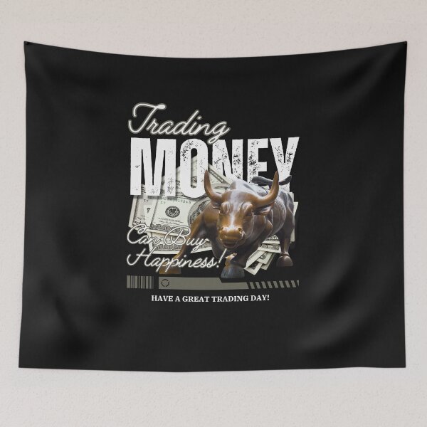Item preview, Trading Money, Wall Street Bull, Finance Gift, Stock Trader gift, Present for stock market, options, crypto, forex and day traders, Day trading accessories designed and sold by TradingTeesKids.