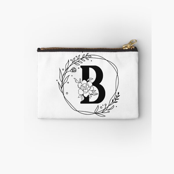 Item preview, B Botanical Monogram, Monogram B, Letter B designed and sold by Spike The Punch Design Co..