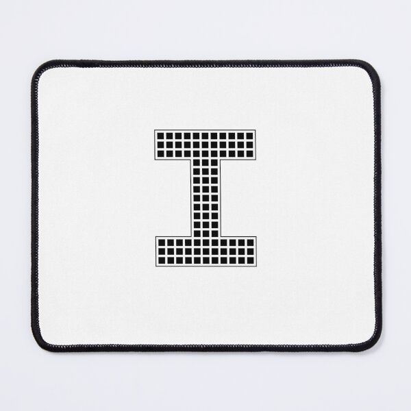 Item preview, Uppercase I - Black Pixel Block Character designed and sold by PixelGlyphs.