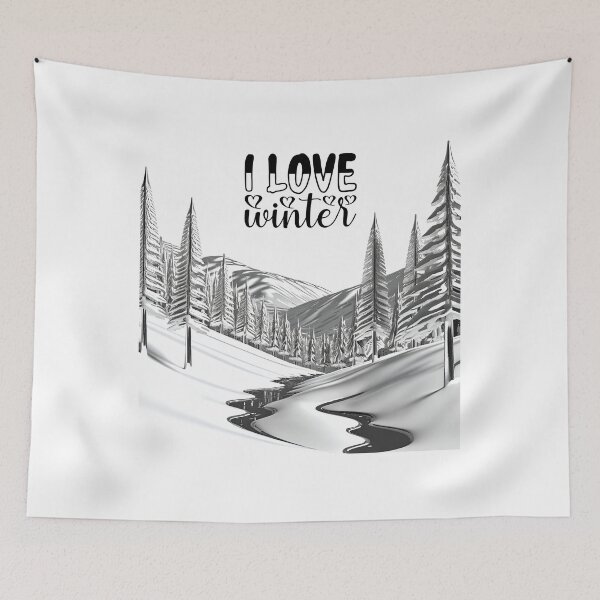 Item preview, I love winter designed and sold by ColorfulVertigo.