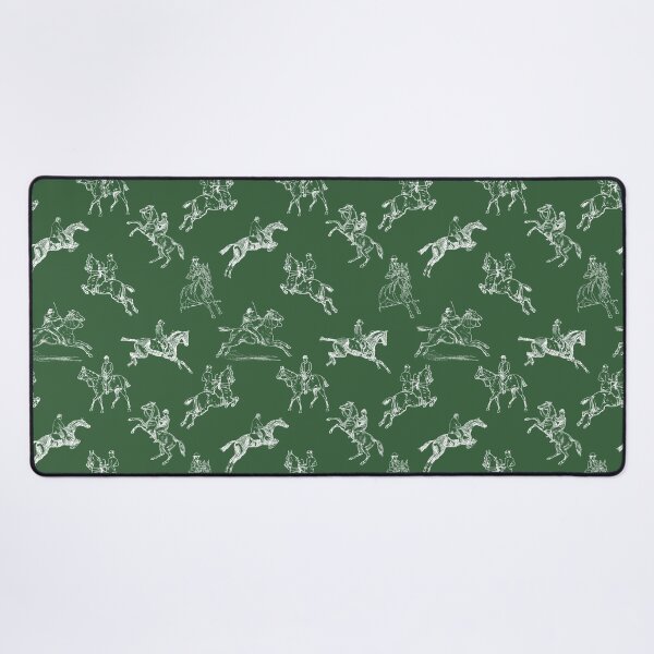 Item preview, Modern Stylish Hunter Green Horseback Riding Toile designed and sold by tanjica.