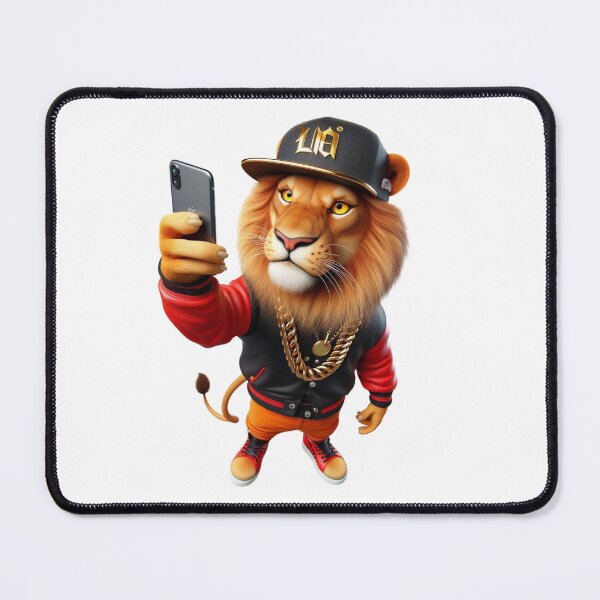 Item preview, Rap Lion Taking a Selfie - Urban Style Art designed and sold by Hungry-Murphy.