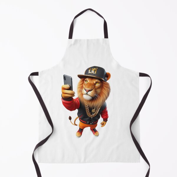 Item preview, Rap Lion Taking a Selfie - Urban Style Art designed and sold by Hungry-Murphy.