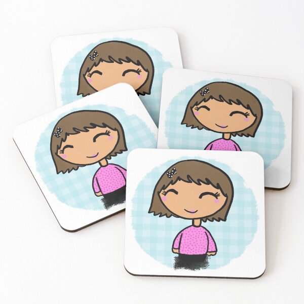 Item preview, Happy Girl Self Portrait designed and sold by jackandmaxart.