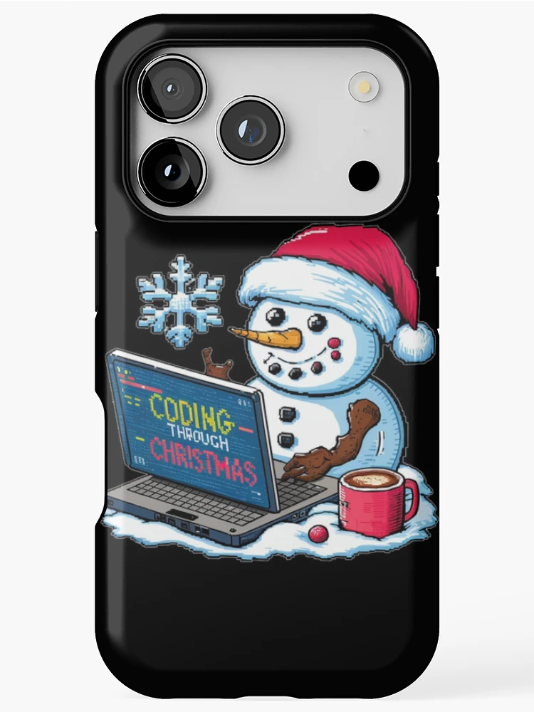 Thumbnail 1 of 4, iPhone Case, Coding Through Christmas designed and sold by CosmicFreedom9.