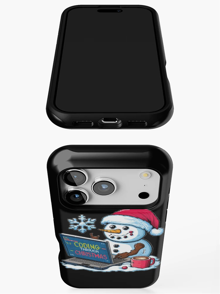 Thumbnail 3 of 4, iPhone Case, Coding Through Christmas designed and sold by CosmicFreedom9.