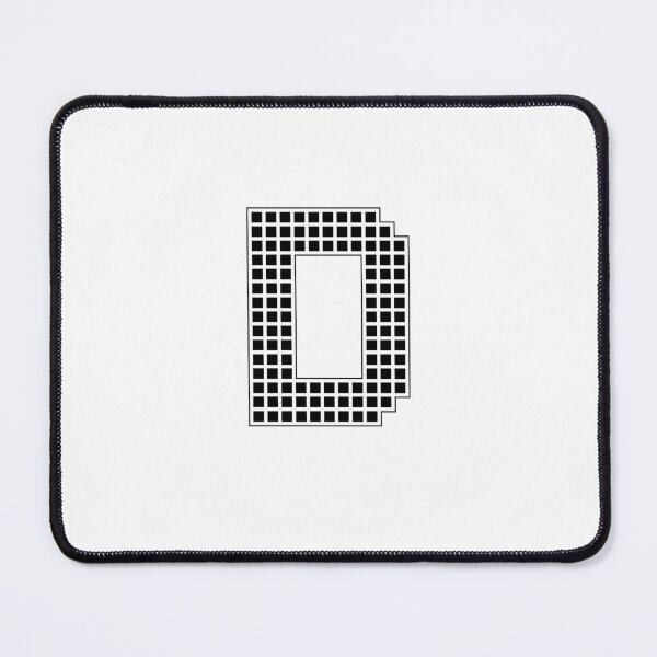 Item preview, Uppercase D - Black Pixel Block Character designed and sold by PixelGlyphs.