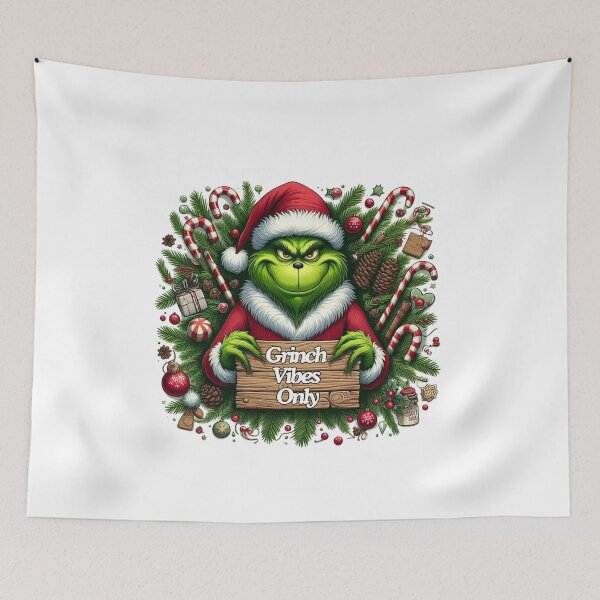 Item preview, Say No to Ho Ho - Iconic Grinch-Inspired Collection designed and sold by MiszungART.