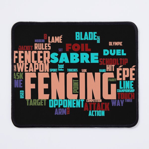 Item preview, Collage fencing gifts designed and sold by Maniutek.