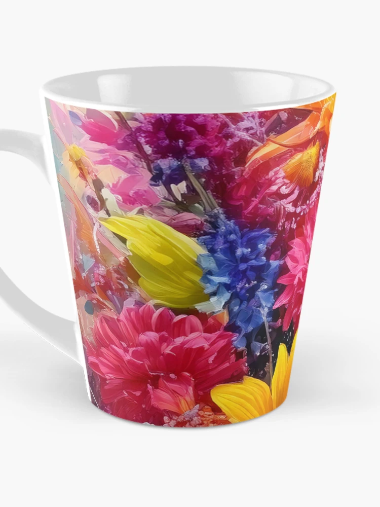 Thumbnail 3 of 4, Coffee Mug, Exploding colors designed and sold by PictureFactory.