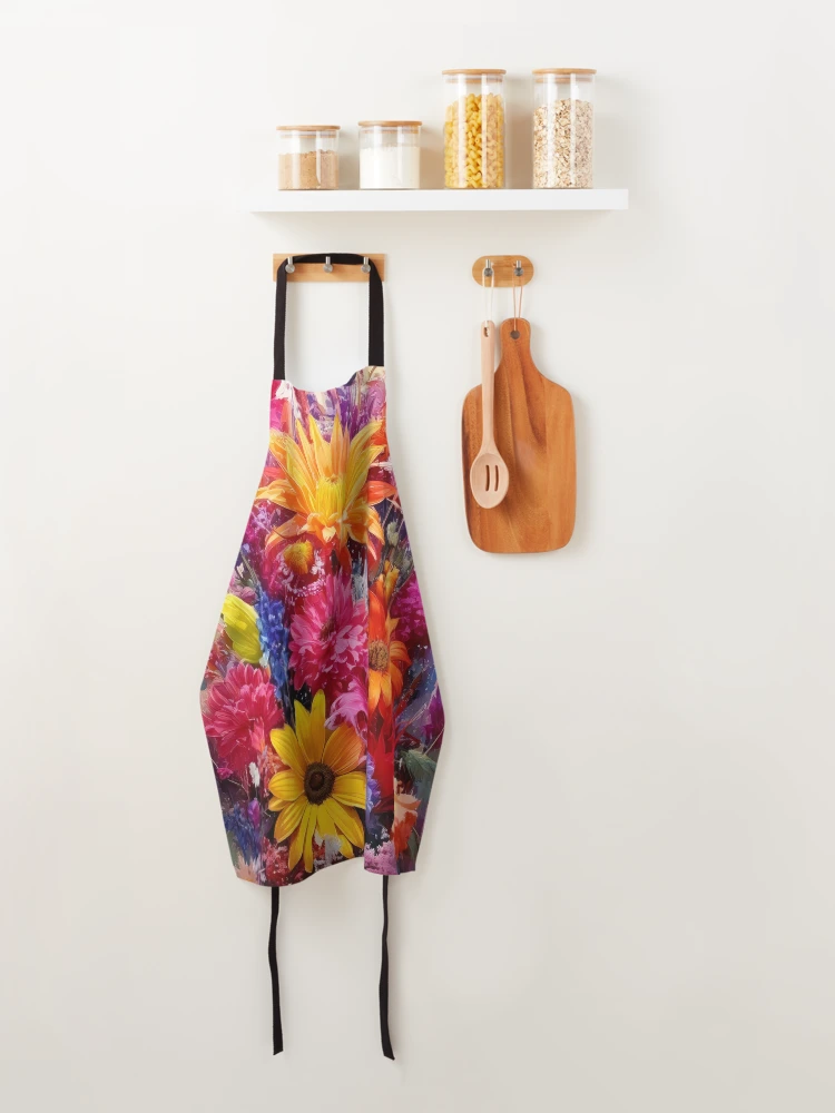 Thumbnail 4 of 6, Apron, Exploding colors designed and sold by PictureFactory.