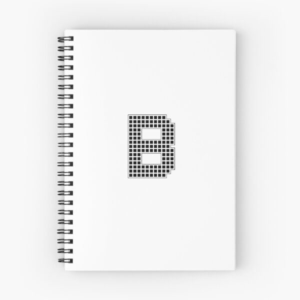 Item preview, Uppercase B - Black Pixel Block Character designed and sold by PixelGlyphs.