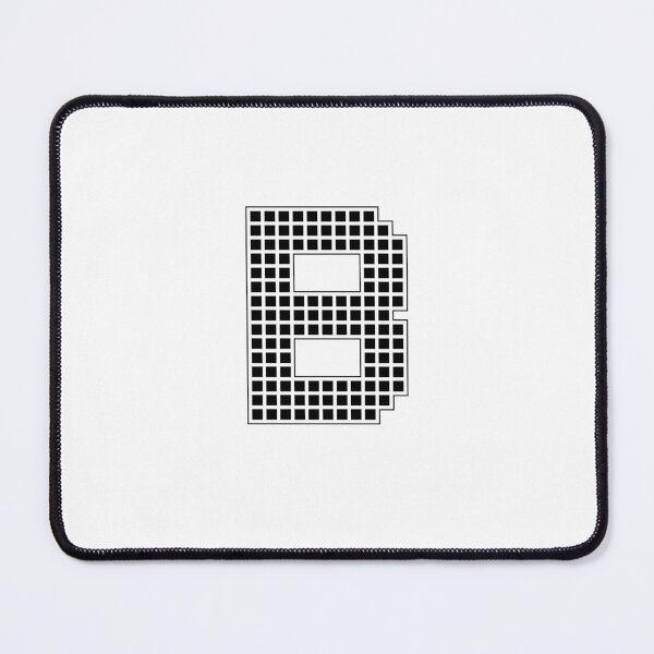 Item preview, Uppercase B - Black Pixel Block Character designed and sold by PixelGlyphs.