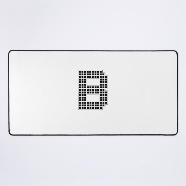Item preview, Uppercase B - Black Pixel Block Character designed and sold by PixelGlyphs.
