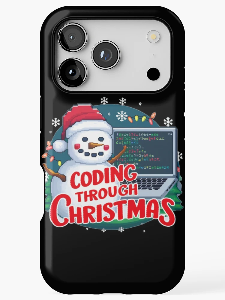 Thumbnail 1 of 4, iPhone Case, Coding Through Christmas designed and sold by CosmicFreedom9.