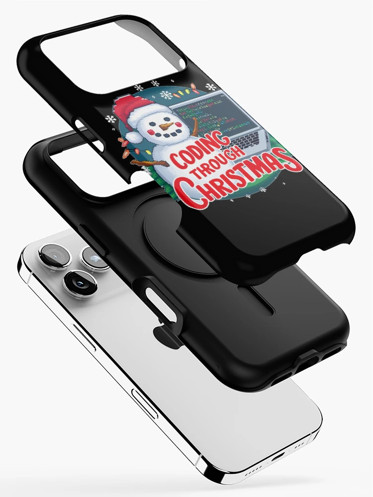 Thumbnail 2 of 4, iPhone Case, Coding Through Christmas designed and sold by CosmicFreedom9.