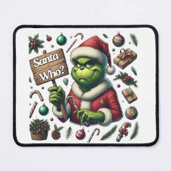 Item preview, Say No to Ho Ho - Iconic Grinch-Inspired Collection designed and sold by MiszungART.