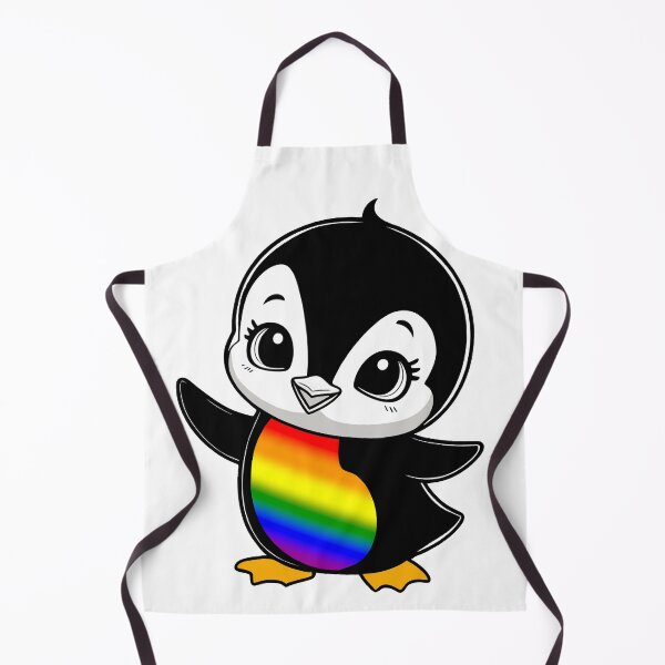 Item preview, LGBTQ Pride Baby Penguin, Kawaii Rainbow Flag Penguin designed and sold by Travelslightly.