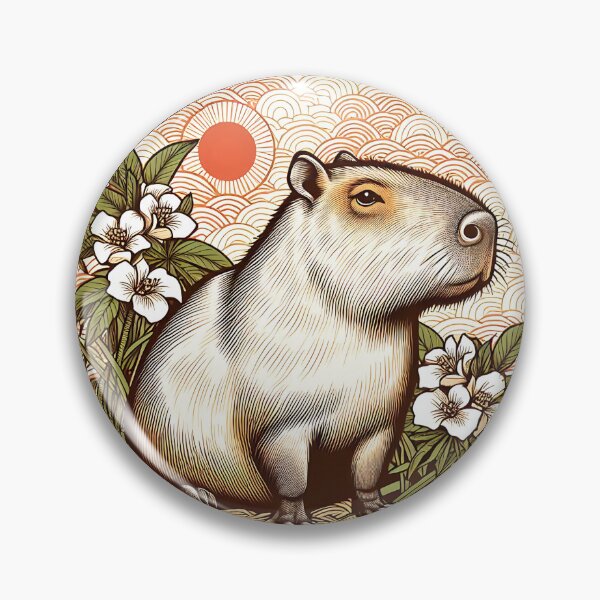 Item preview, Capybara Art #60 | Capybara Lovers designed and sold by ksgraphics222.