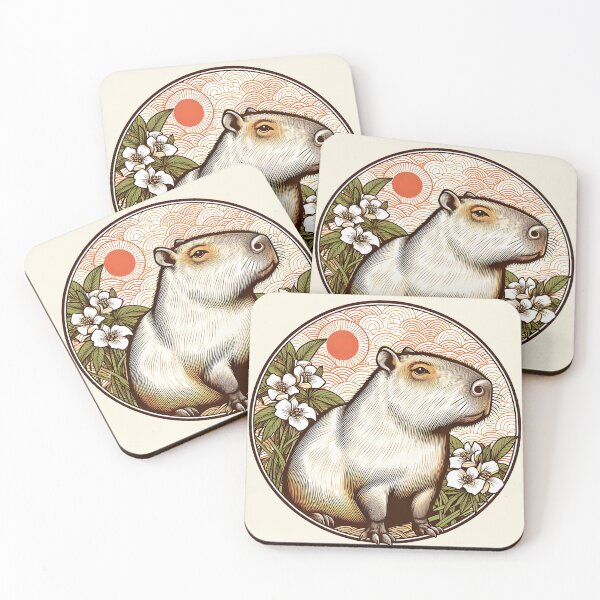 Item preview, Capybara Art #60 | Capybara Lovers designed and sold by ksgraphics222.