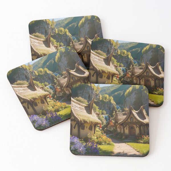 Item preview, Magic in the Valley: An Elf Town's Day designed and sold by BlareBlare.