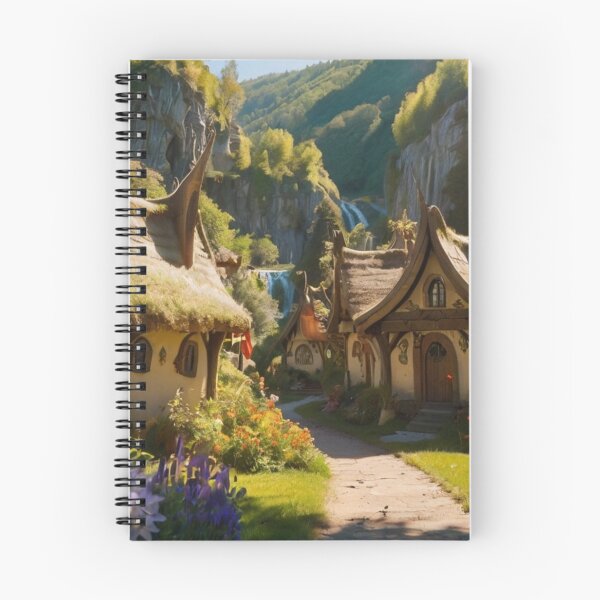 Item preview, Magic in the Valley: An Elf Town's Day designed and sold by BlareBlare.