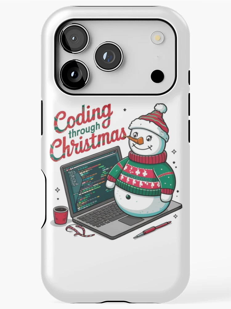 Thumbnail 1 of 4, iPhone Case, Coding Through Christmas designed and sold by CosmicFreedom9.