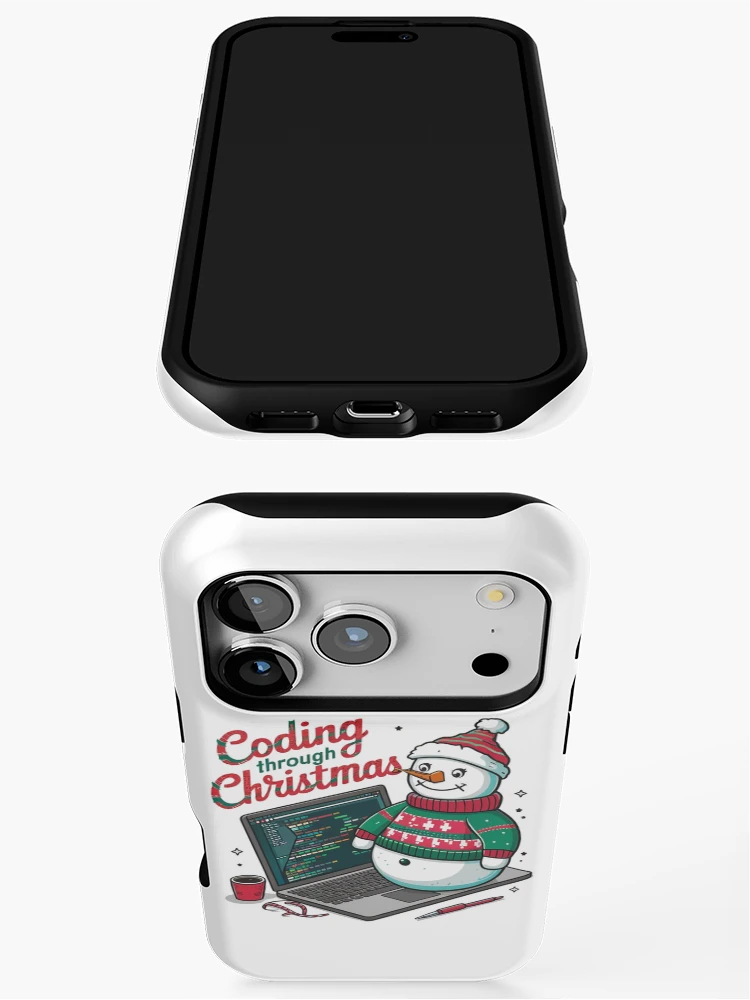 Thumbnail 3 of 4, iPhone Case, Coding Through Christmas designed and sold by CosmicFreedom9.