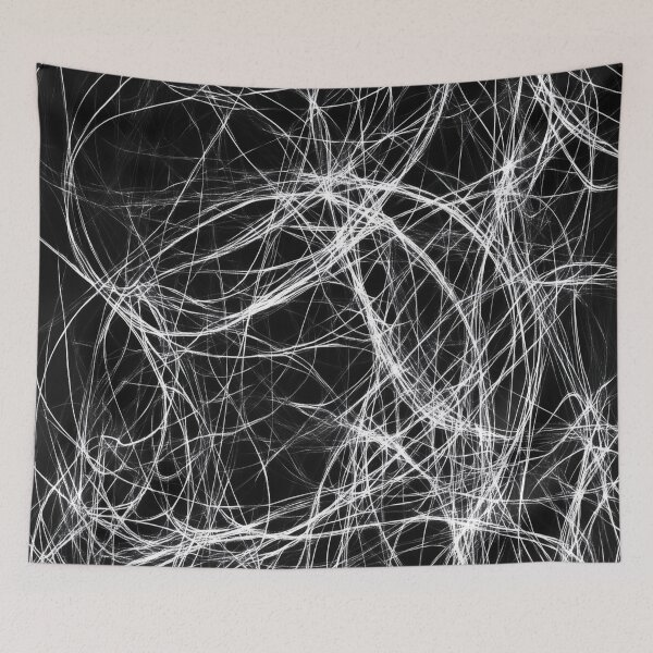 Item preview, White Abstract Lines designed and sold by SketchArc.