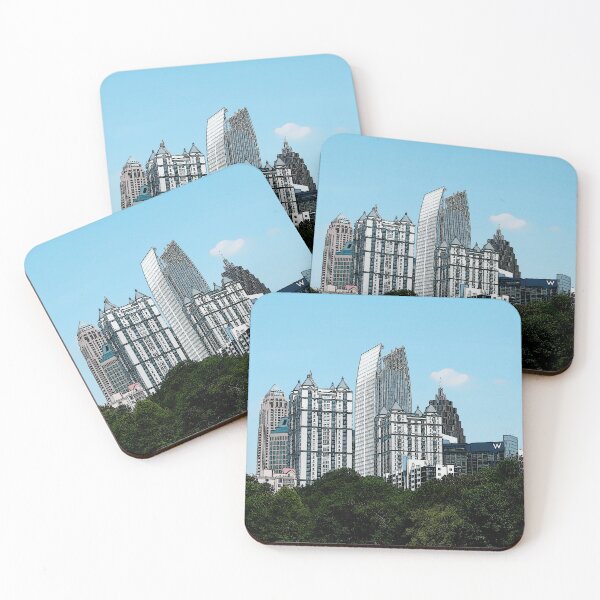 Item preview, Sketch-Style Atlanta Skyline Art Print - Piedmont Park Mid-2000s designed and sold by FraireDesign.