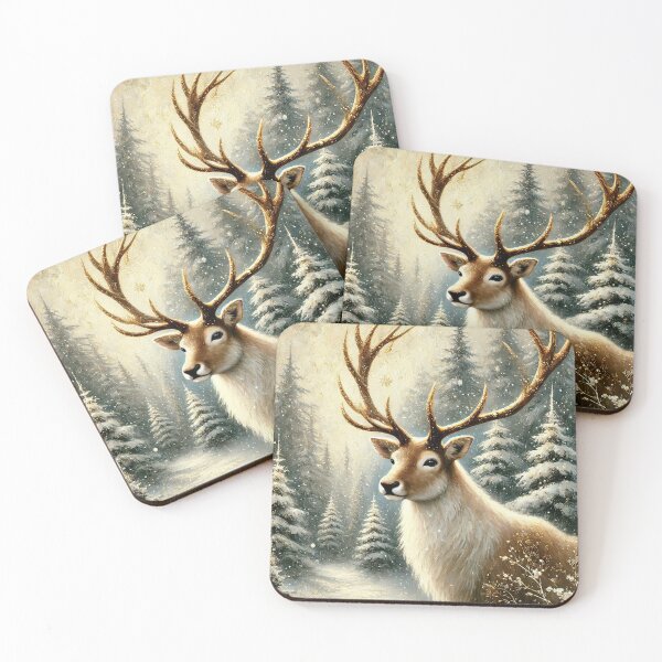 Item preview, Christmas mystical reindeer designed and sold by Purpleflex.