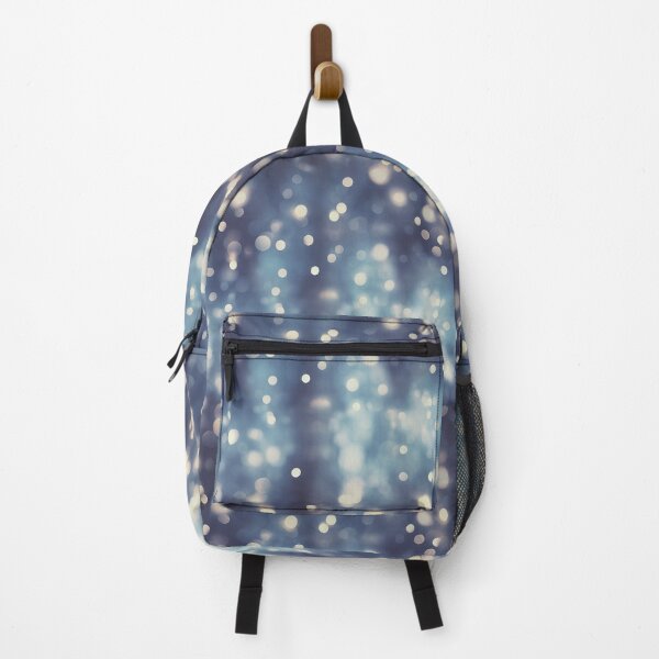 Item preview, Blurred Golden Bokeh Effect On Blue designed and sold by DigitaICraft.