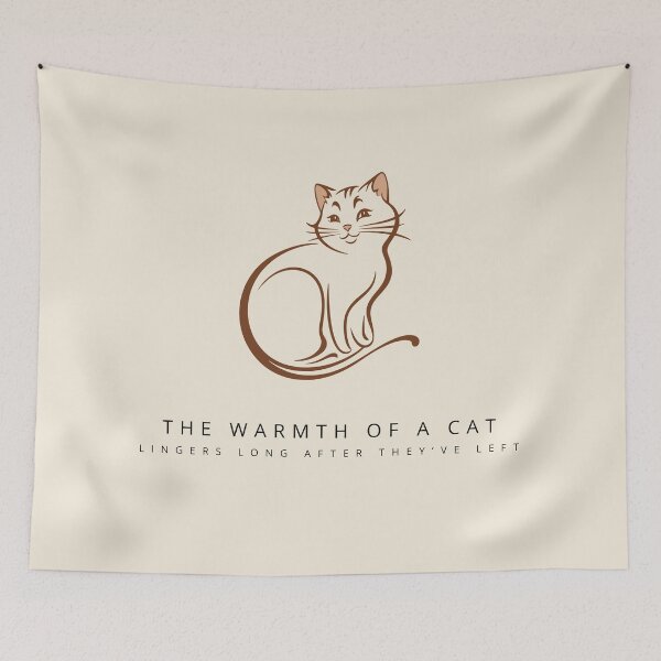 Item preview, The warmth of a cat lingers long after they’ve left designed and sold by 2gather1ness.