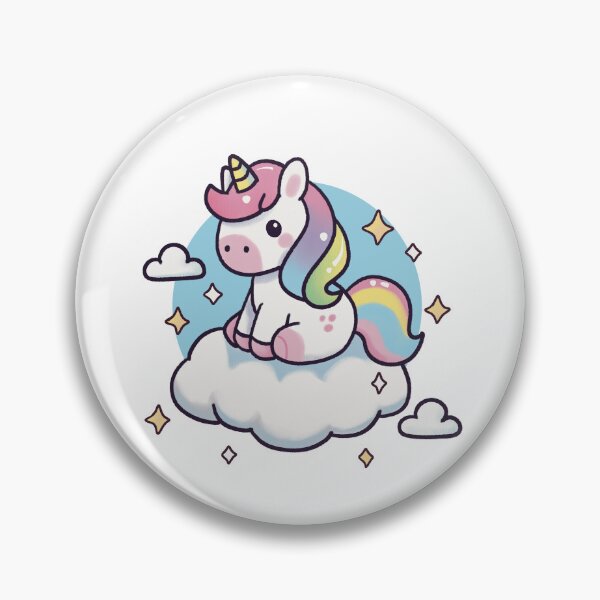 Item preview, Adorable Unicorn Sitting on a Cloud designed and sold by PieChocolate.