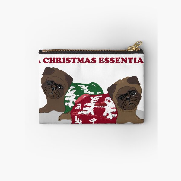 Item preview, Pugs in blankets for Christmas designed and sold by Happyoninside.