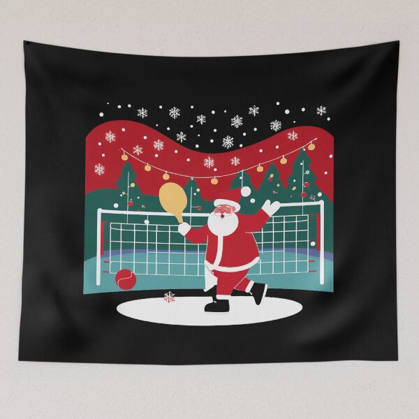Item preview, Warming up for the holidays? Play pickleball with Santa! designed and sold by Dudiudi.