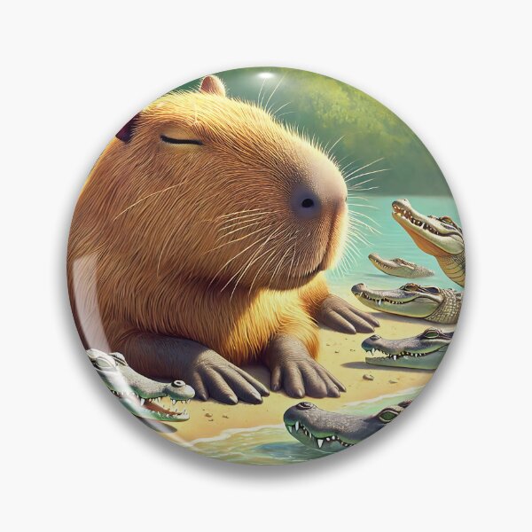 Item preview, Capybara Art #64 | Capybara Lovers designed and sold by ksgraphics222.
