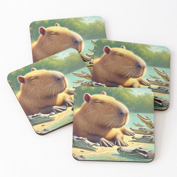 Item preview, Capybara Art #64 | Capybara Lovers designed and sold by ksgraphics222.