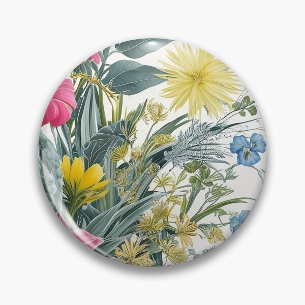 Item preview, Magical Botanical Artwork - Vibrant Floral Garden Illustration designed and sold by MystiqSlav.