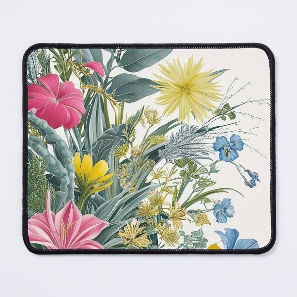 Item preview, Magical Botanical Artwork - Vibrant Floral Garden Illustration designed and sold by MystiqSlav.