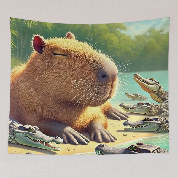 Item preview, Capybara Art #64 | Capybara Lovers designed and sold by ksgraphics222.