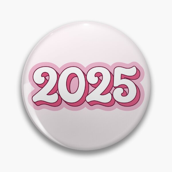 Item preview, 2025 Happy New Year Pink designed and sold by HappyDStickers.