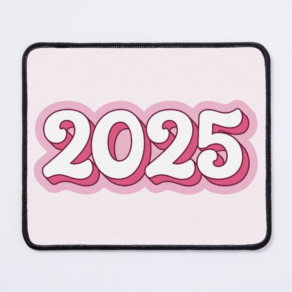 Item preview, 2025 Happy New Year Pink designed and sold by HappyDStickers.