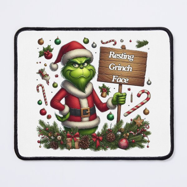 Item preview, Say No to Ho Ho - Iconic Grinch-Inspired Collection designed and sold by MiszungART.