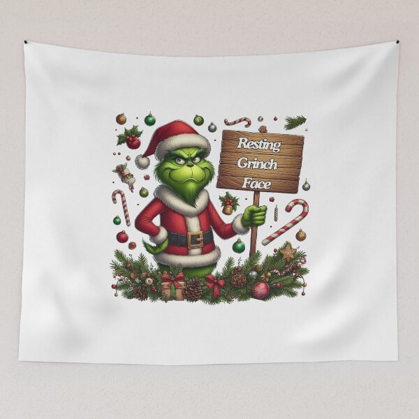 Item preview, Say No to Ho Ho - Iconic Grinch-Inspired Collection designed and sold by MiszungART.