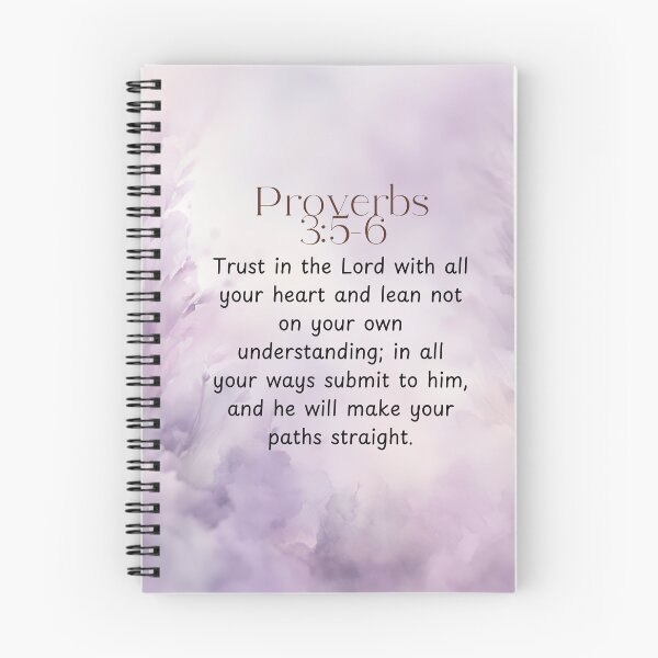 Item preview, Proverbs 3:5-6 Christian Bible Verse on Watercolor Background designed and sold by Our Bible Journey.