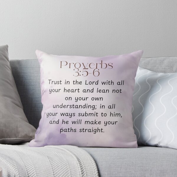 Item preview, Proverbs 3:5-6 Christian Bible Verse on Watercolor Background designed and sold by Our Bible Journey.