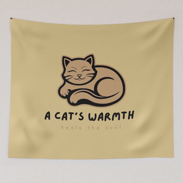 Item preview, A cat’s warmth heals the soul designed and sold by 2gather1ness.